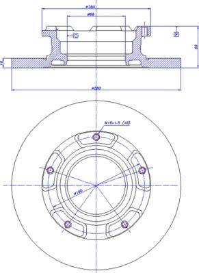 CAR 142.1765 - Тормозной диск unicars.by