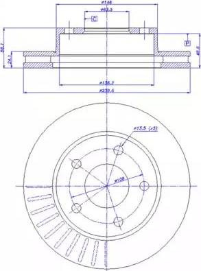 CAR 142.231 - Тормозной диск unicars.by