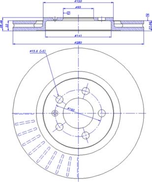 CAR 142.711 - Тормозной диск unicars.by