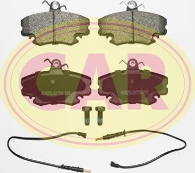 CAR PNT943 - Тормозные колодки, дисковые, комплект unicars.by