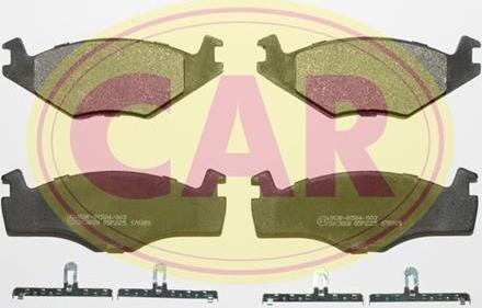 CAR PNT522 - Тормозные колодки, дисковые, комплект unicars.by