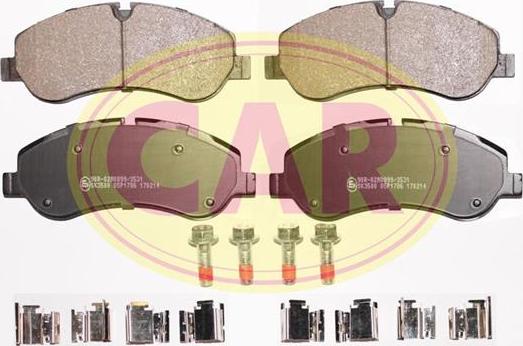 CAR PNT6871 - Тормозные колодки, дисковые, комплект unicars.by