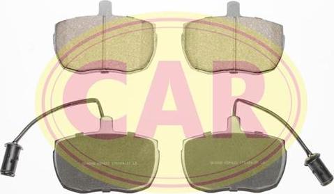 CAR PNT334 - Тормозные колодки, дисковые, комплект unicars.by