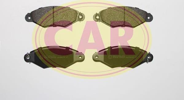 CAR PNT266 - Тормозные колодки, дисковые, комплект unicars.by