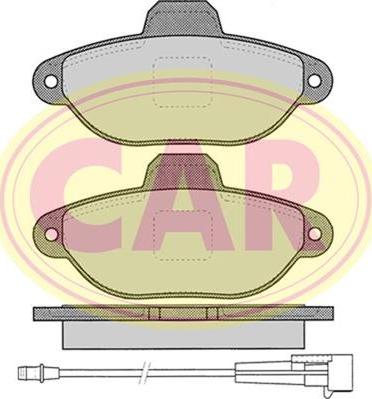 CAR PNT2621 - Тормозные колодки, дисковые, комплект unicars.by