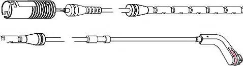 Carrab Brake Parts 8224 - Сигнализатор, износ тормозных колодок unicars.by