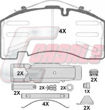 Knorr Bremse K 015 947 - Тормозные колодки, дисковые, комплект unicars.by