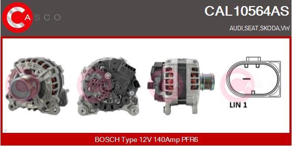 Casco CAL10564AS - Генератор unicars.by