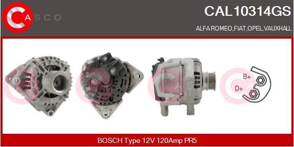 Casco CAL10314GS - Генератор unicars.by