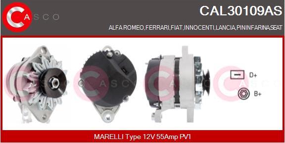 Casco CAL30109AS - Генератор unicars.by