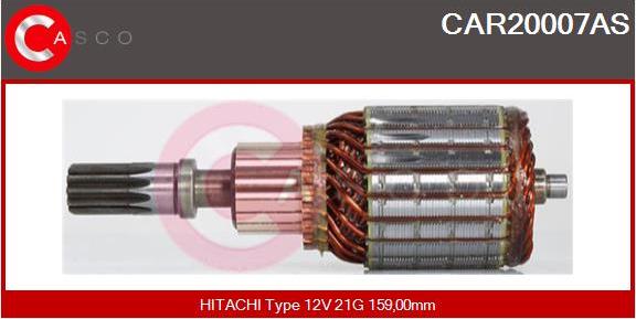 Casco CAR20007AS - Якорь, стартер unicars.by