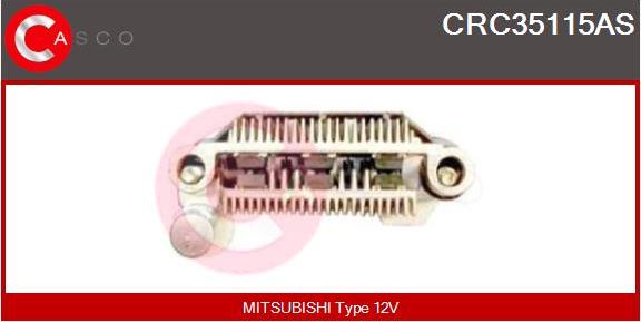 Casco CRC35115AS - Выпрямитель, диодный мост, генератор unicars.by