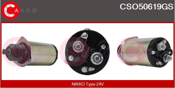 Casco CSO50619GS - Тяговое реле, соленоид, стартер unicars.by