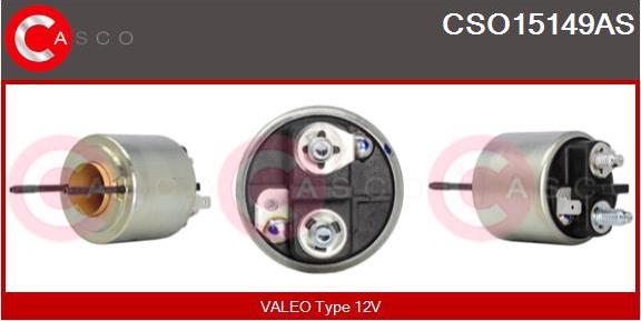 Casco CSO15149AS - Тяговое реле, соленоид, стартер unicars.by