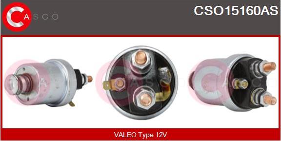 Casco CSO15160AS - Тяговое реле, соленоид, стартер unicars.by