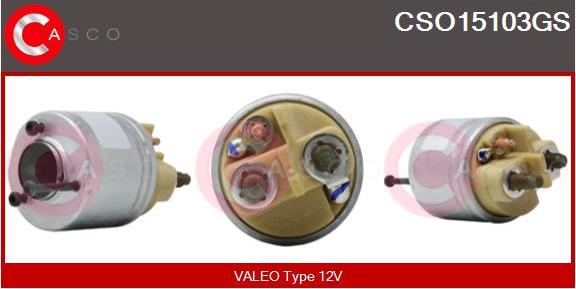 Casco CSO15103GS - Тяговое реле, соленоид, стартер unicars.by