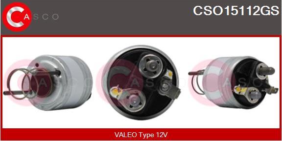 Casco CSO15112GS - Тяговое реле, соленоид, стартер unicars.by