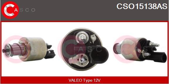 Casco CSO15138AS - Тяговое реле, соленоид, стартер unicars.by