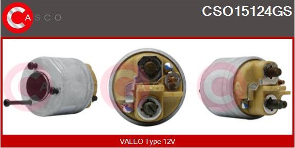 Casco CSO15124GS - Тяговое реле, соленоид, стартер unicars.by