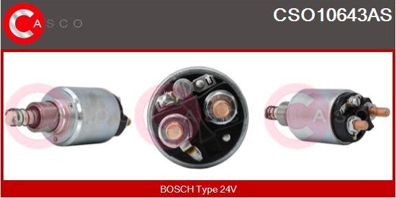 Casco CSO10643AS - Тяговое реле, соленоид, стартер unicars.by