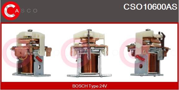 Casco CSO10600AS - Тяговое реле, соленоид, стартер unicars.by