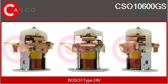 Casco CSO10600GS - Тяговое реле, соленоид, стартер unicars.by