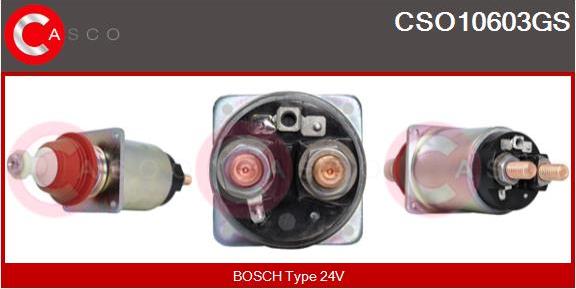 Casco CSO10603GS - Тяговое реле, соленоид, стартер unicars.by