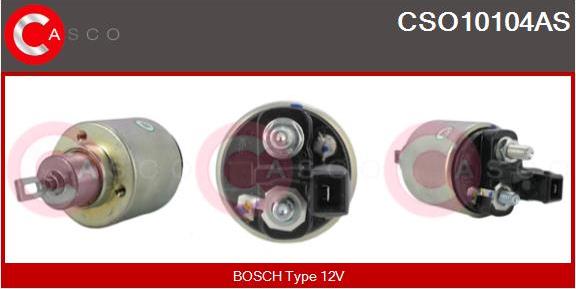 Casco CSO10104AS - Тяговое реле, соленоид, стартер unicars.by