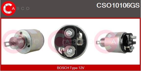 Casco CSO10106GS - Тяговое реле, соленоид, стартер unicars.by