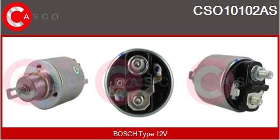 Casco CSO10102AS - Тяговое реле, соленоид, стартер unicars.by