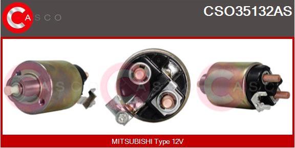 Casco CSO35132AS - Тяговое реле, соленоид, стартер unicars.by