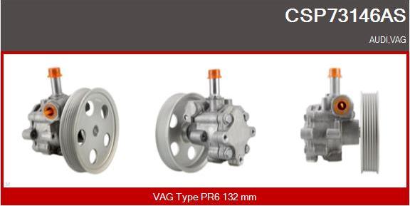 Casco CSP73146AS - Гидравлический насос, рулевое управление, ГУР unicars.by