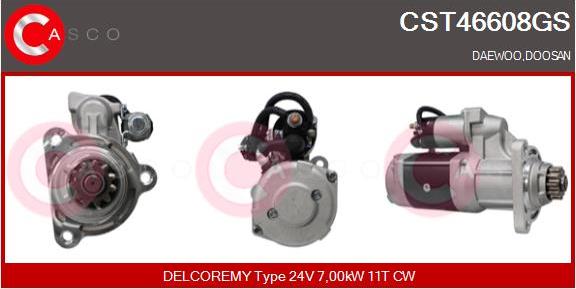 Casco CST46608GS - Стартер unicars.by