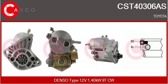 Casco CST40306AS - Стартер unicars.by