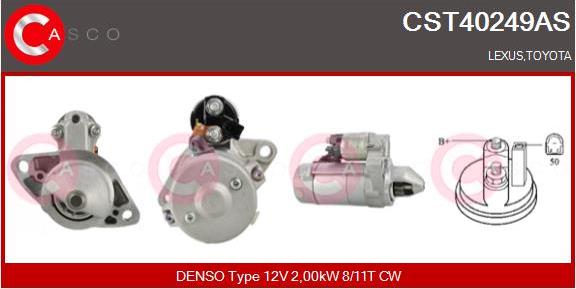 Casco CST40249AS - Стартер unicars.by