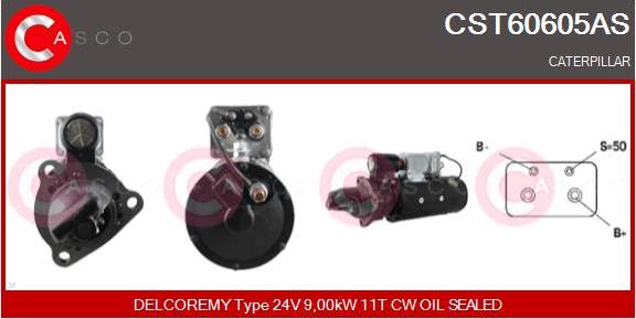 Casco CST60605AS - Стартер unicars.by