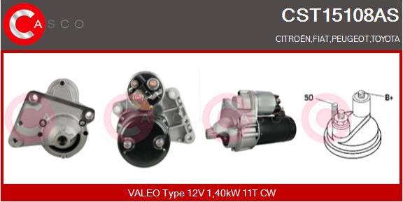 Casco CST15108AS - Стартер unicars.by