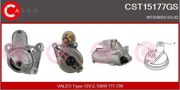 Casco CST15177GS - Стартер unicars.by