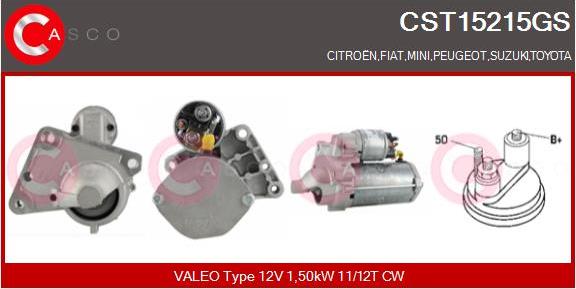 Casco CST15215GS - Стартер unicars.by