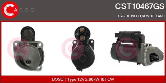 Casco CST10467GS - Стартер unicars.by