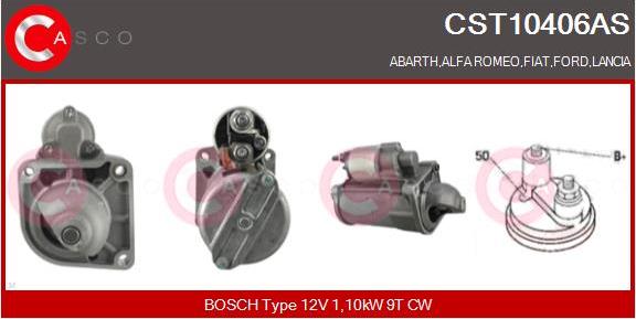 Casco CST10406AS - Стартер unicars.by