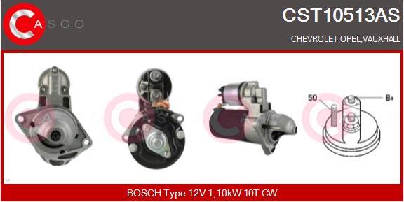 Casco CST10513AS - Стартер unicars.by