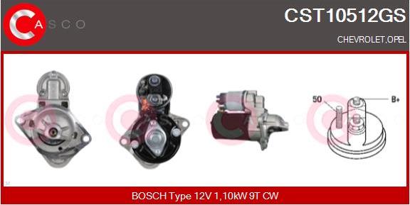 Casco CST10512GS - Стартер unicars.by