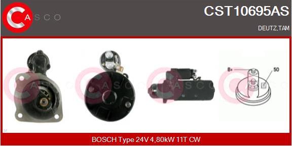 Casco CST10695AS - Стартер unicars.by