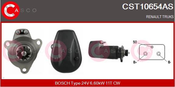 Casco CST10654AS - Стартер unicars.by