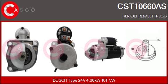 Casco CST10660AS - Стартер unicars.by