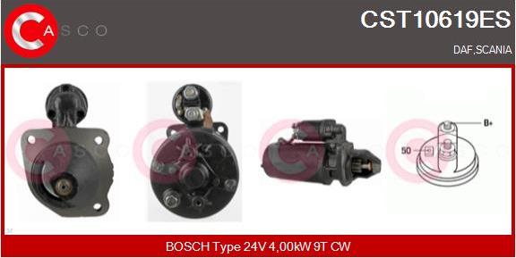 Casco CST10619ES - Стартер unicars.by