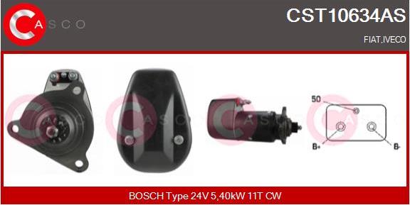 Casco CST10634AS - Стартер unicars.by