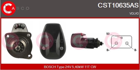 Casco CST10635AS - Стартер unicars.by