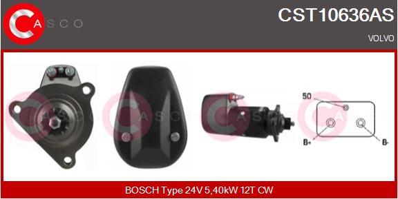 Casco CST10636AS - Стартер unicars.by